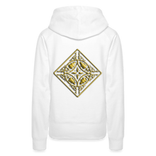 Indlæs billede til gallerivisning Gold Diamond 2 Women’s Premium Hoodie - white