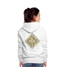 Indlæs billede til gallerivisning Gold Diamond 2 Women’s Premium Hoodie - white