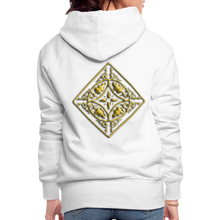 Indlæs billede til gallerivisning Gold Diamond 2 Women’s Premium Hoodie - white