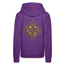 Indlæs billede til gallerivisning Gold Diamond 2 Women’s Premium Hoodie - purple 