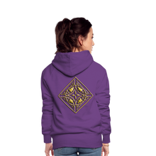 Indlæs billede til gallerivisning Gold Diamond 2 Women’s Premium Hoodie - purple 