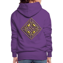 Indlæs billede til gallerivisning Gold Diamond 2 Women’s Premium Hoodie - purple 