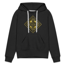 Indlæs billede til gallerivisning Gold Diamond 2 Women’s Premium Hoodie - black