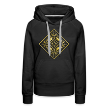 Indlæs billede til gallerivisning Gold Diamond 2 Women’s Premium Hoodie - black