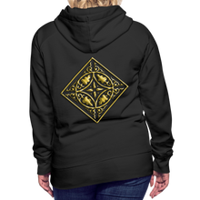 Indlæs billede til gallerivisning Gold Diamond 2 Women’s Premium Hoodie - black