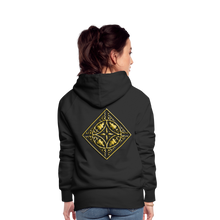 Indlæs billede til gallerivisning Gold Diamond 2 Women’s Premium Hoodie - black