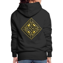 Indlæs billede til gallerivisning Gold Diamond 2 Women’s Premium Hoodie - black