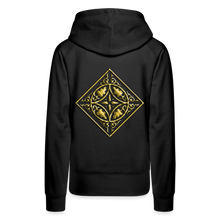 Indlæs billede til gallerivisning Gold Diamond 2 Women’s Premium Hoodie - black