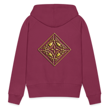 Indlæs billede til gallerivisning Gold Diamond 2 Women’s Premium Hoodie - burgundy