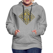 Indlæs billede til gallerivisning Gold Diamond 2 Women’s Premium Hoodie - heather grey