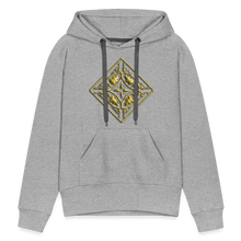 Indlæs billede til gallerivisning Gold Diamond 2 Women’s Premium Hoodie - heather grey