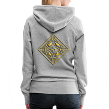 Indlæs billede til gallerivisning Gold Diamond 2 Women’s Premium Hoodie - heather grey