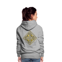 Indlæs billede til gallerivisning Gold Diamond 2 Women’s Premium Hoodie - heather grey