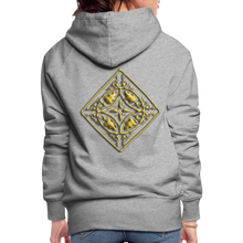 Indlæs billede til gallerivisning Gold Diamond 2 Women’s Premium Hoodie - heather grey