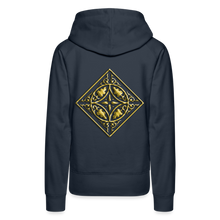 Indlæs billede til gallerivisning Gold Diamond 2 Women’s Premium Hoodie - navy