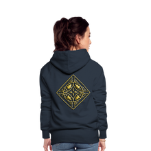 Indlæs billede til gallerivisning Gold Diamond 2 Women’s Premium Hoodie - navy