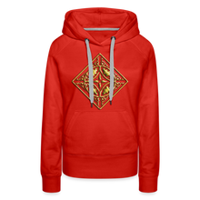 Indlæs billede til gallerivisning Gold Diamond 2 Women’s Premium Hoodie - red
