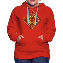 Indlæs billede til gallerivisning Gold Diamond 2 Women’s Premium Hoodie - red