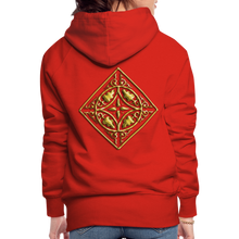 Indlæs billede til gallerivisning Gold Diamond 2 Women’s Premium Hoodie - red