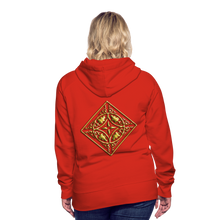 Indlæs billede til gallerivisning Gold Diamond 2 Women’s Premium Hoodie - red