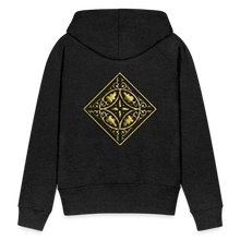 Indlæs billede til gallerivisning Gold Diamond 2 Women’s Premium Hoodie - charcoal grey