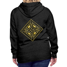 Indlæs billede til gallerivisning Gold Diamond 2 Women’s Premium Hoodie - charcoal grey