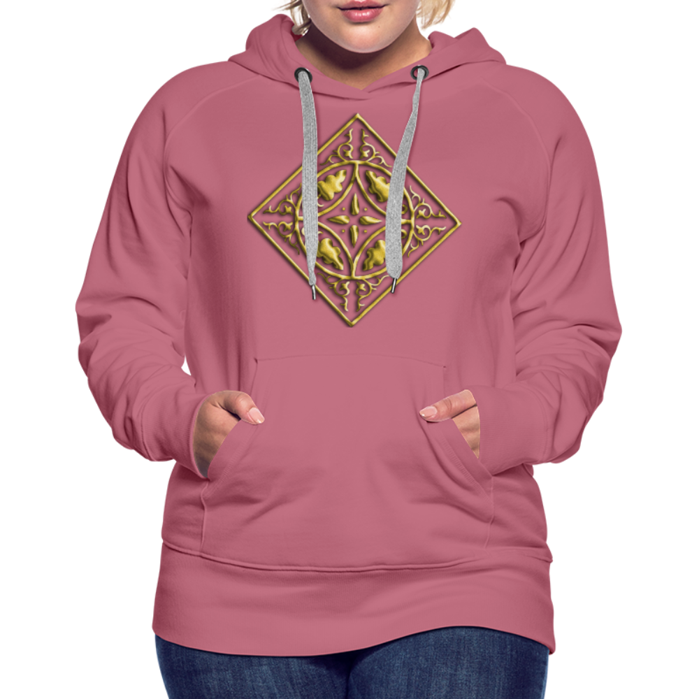 Gold Diamond 2 Women’s Premium Hoodie - mauve
