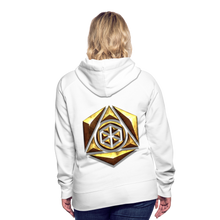 Afbeelding in Gallery-weergave laden, Sheild 1 Women’s Premium Hoodie - white