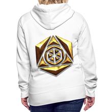 Afbeelding in Gallery-weergave laden, Sheild 1 Women’s Premium Hoodie - white