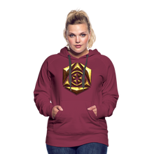 Afbeelding in Gallery-weergave laden, Sheild 1 Women’s Premium Hoodie - burgundy