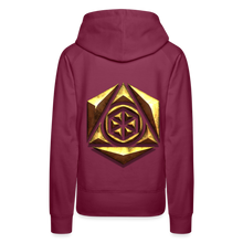 Afbeelding in Gallery-weergave laden, Sheild 1 Women’s Premium Hoodie - burgundy