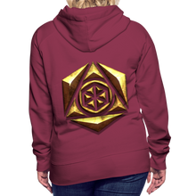 Afbeelding in Gallery-weergave laden, Sheild 1 Women’s Premium Hoodie - burgundy