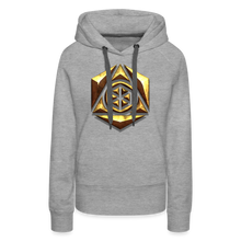 Afbeelding in Gallery-weergave laden, Sheild 1 Women’s Premium Hoodie - heather grey