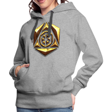 Afbeelding in Gallery-weergave laden, Sheild 1 Women’s Premium Hoodie - heather grey