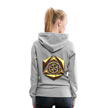 Afbeelding in Gallery-weergave laden, Sheild 1 Women’s Premium Hoodie - heather grey