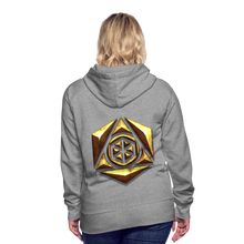 Afbeelding in Gallery-weergave laden, Sheild 1 Women’s Premium Hoodie - heather grey