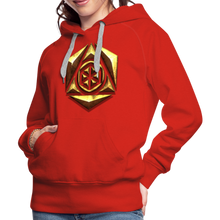 Afbeelding in Gallery-weergave laden, Sheild 1 Women’s Premium Hoodie - red