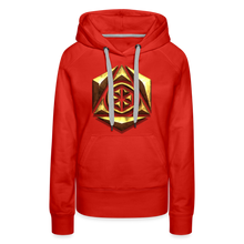 Afbeelding in Gallery-weergave laden, Sheild 1 Women’s Premium Hoodie - red