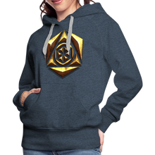 Afbeelding in Gallery-weergave laden, Sheild 1 Women’s Premium Hoodie - heather denim