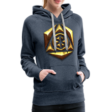 Afbeelding in Gallery-weergave laden, Sheild 1 Women’s Premium Hoodie - heather denim