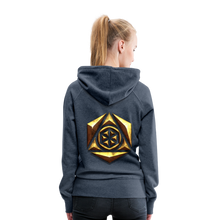 Afbeelding in Gallery-weergave laden, Sheild 1 Women’s Premium Hoodie - heather denim