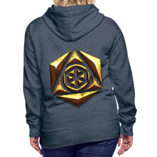 Afbeelding in Gallery-weergave laden, Sheild 1 Women’s Premium Hoodie - heather denim