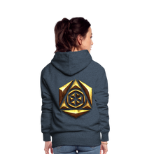 Afbeelding in Gallery-weergave laden, Sheild 1 Women’s Premium Hoodie - heather denim