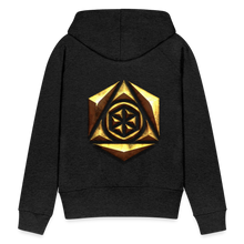 Afbeelding in Gallery-weergave laden, Sheild 1 Women’s Premium Hoodie - charcoal grey