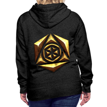 Afbeelding in Gallery-weergave laden, Sheild 1 Women’s Premium Hoodie - charcoal grey