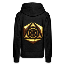 Afbeelding in Gallery-weergave laden, Sheild 1 Women’s Premium Hoodie - charcoal grey