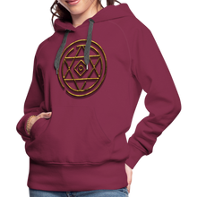 Afbeelding in Gallery-weergave laden, Harmony 2 Women’s Premium Hoodie - burgundy