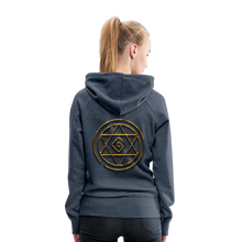 Afbeelding in Gallery-weergave laden, Harmony 2 Women’s Premium Hoodie - heather denim