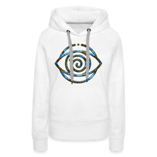 Afbeelding in Gallery-weergave laden, Blue Protection Eye 1 Women’s Premium Hoodie - white
