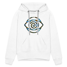 Afbeelding in Gallery-weergave laden, Blue Protection Eye 1 Women’s Premium Hoodie - white